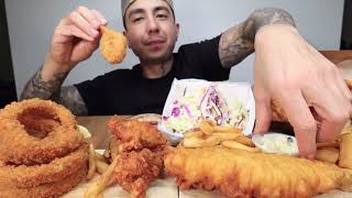 VartanFresh FRIED FISH MUKBANG [upl. by Alvar]