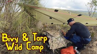 Epic TAS Bivy  Bivvy amp Tarp Wild Camp  Exploring Kuringgai Chase NPNSWAustralia [upl. by Keever]