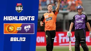 Perth Scorchers v Hobart Hurricanes  BBL13 [upl. by Kenward]