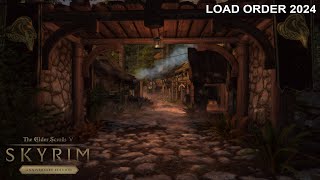 Xbox Series SX Skyrim AE  Load Order 2024 [upl. by Derzon408]