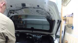 370Z Rear Hatch plastic removal [upl. by Peace]