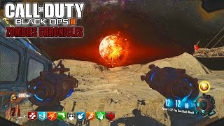 MOON REMASTERED SOLO EASTER EGG  BLACK OPS 3 ZOMBIE CHRONICLES DLC 5 GAMEPLAY [upl. by Satterlee]