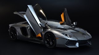 Lamborghini Aventador 124 Aoshima  Car Model [upl. by Aym627]