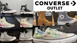 CONVERSE OUTLET SHOP WITH ME  CONVERSE SHOES COLLECTION 2021 [upl. by Luas]