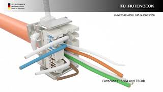 Rutenbeck  Das neue Universalmodul Cat6A iso 2510G [upl. by Fitts]