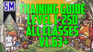 MapleStory Training Guide  ALL CLASSES  Lv 1250 [upl. by Eugenius]