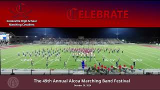 Cookeville High School Marching Cavaliers HD  Alcoa Marching Band Festival October 26 2024 [upl. by Airbmak]