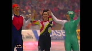 Veronica IJsgala Heerenveen 1992  100 m Garbrecht Meijer Loorbach  Aaftink Luding Hunyady [upl. by Annunciata583]