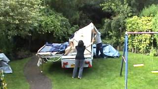 putting up the Trigano Oceane Trailer 315GL tent [upl. by Cheung]