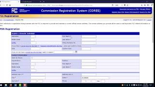 FCC User Profile and FRN Registration for New Radio Operators [upl. by Iver547]