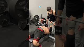 405 bench press Chris GZ ELRey ￼ [upl. by Amsirak]