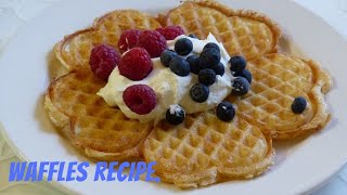 Waffles recipe the ultimate waffles recipe that will leave you craving for more [upl. by Ataner871]