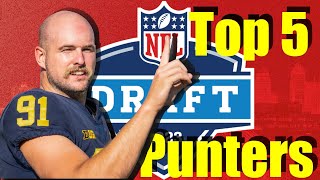 The Top 5 Most Draftable Punters  2023 NFL Draft [upl. by Tavish997]