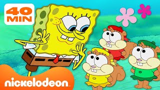 SpongeBob  SpongeBobs BESTE familiemomenten  Compilatie van 50 minuten  Nickelodeon Nederlands [upl. by Amahcen25]