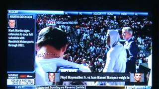 Floyd Mayweather vs Juan Manuel Marquez Weigh In HD Quality [upl. by Vasily]