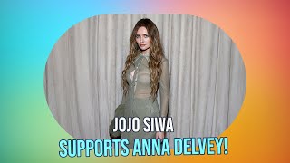 JoJo Siwa Shows Major Support for Anna Delvey on Dancing with the Stars [upl. by Ramunni]