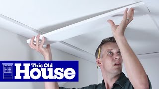 How to Build a Coffered Ceiling  This Old House [upl. by Yvonne]