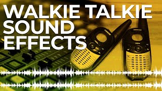 walkie talkie sound effects in HD [upl. by Lebar325]