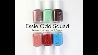 Essie Odd Squad 2024 Collection Reveiw Live Swatches amp Comparisons [upl. by Onifled]