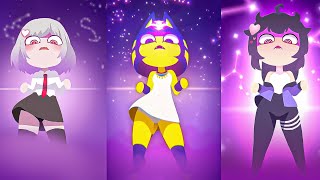 최면술 Vs Ankha Vs Howcow Dance Battle 최면술 howcow ankha [upl. by Laemsi]