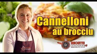 Recette Corse  Cannelloni au Brocciu [upl. by Ainirtak520]