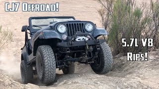 Jeep CJ Offroad Hydraulic Clutch and 410 Regear [upl. by Anoed]