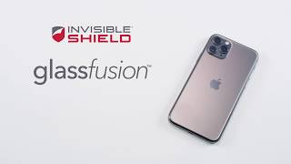 Installing ZAGG InvisibleShield GlassFusion camera lens protection on iPhone 11 series [upl. by Ycam]