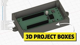 3D Model Perfect PCB Project Boxes in Minutes  Fusion360 Tutorial [upl. by Lehcor]