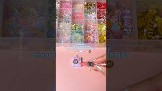 Making a clay charm 🐰🌸🍬handmadejewelry clayart fairycore coquette jewelry jewellerydesign [upl. by Adnalue]