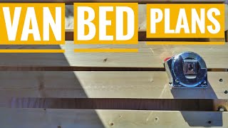 Van to Camper Conversion  Pullout Van Bed Plans [upl. by Lenod516]