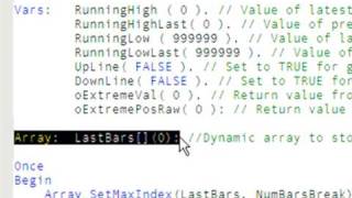 Part 1 Three Line Break  TradeStation EasyLanguage [upl. by Lipski]