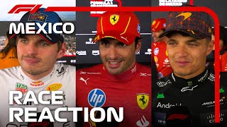 Drivers React After The Race  2024 Mexico City Grand Prix [upl. by Afra]