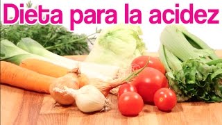 Dieta para la acidez estomacal  INNATIACOM [upl. by Anaira]