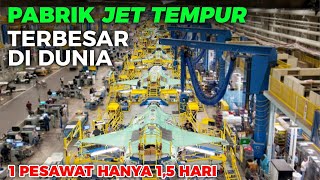 PROSES PRODUKSI JET TEMPUR F35 Paling Canggih di Bumi‼️ [upl. by Ahsad]