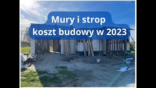 Koszt budowy w 2023  mury i strop [upl. by Michiko]