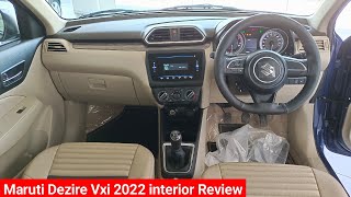 2022 Maruti Suzuki Dzire Vxi interior features Review Accessories Price  Maruti Suzuki Dzire [upl. by Anahoj]