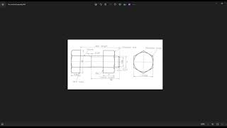 Nut and Bolt assembly model using Autodesk Fusion 360 software Minor Course [upl. by Nordin]