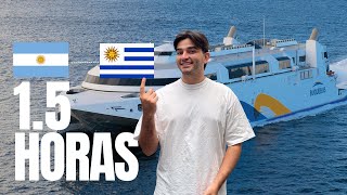 De Argentina a Uruguay en Ferry 🛳️ [upl. by Yanahs]