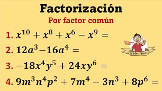 Factorización por Factor Común Método 2  Video 2 de 3 [upl. by Yrogreg]