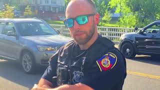 COP TRIES TO BE TOUGH ENDS UP LOOKING LIKE A SEASONED FOOL [upl. by Eltsyrc]