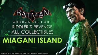 Batman Arkham Knight – Riddler Trophies – Miagani Island [upl. by Enorel648]