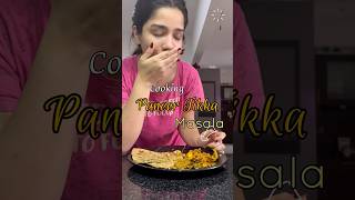 Cooking PANEER TIKKA MASALA😋😍 youtube coooking food trending ashortaday ytshortsindia [upl. by Aekal]