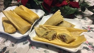 TAMALES DE GALLINA SALVADOREÑOS CON MASECA PARA PRINCIPIANTES [upl. by Enaasiali]