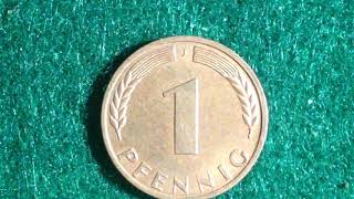 1950 Germany Pfennig Coin [upl. by Merari]