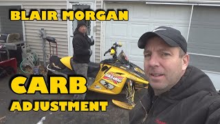 Blair Morgan Carb Adjustment  Jan 2021 [upl. by Ndnarb16]