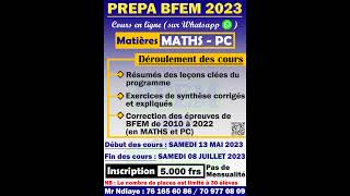 PRÉPA BFEM 2023 [upl. by Clymer]