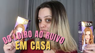 Do Loiro para o Ruivo em casa  mudança de visual [upl. by Cutlor]