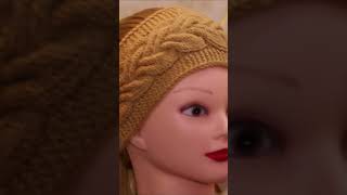 Free Cable Knitted Headband for Women pattern in description [upl. by Broek]