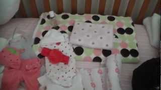 Whats in Babys Hospital Bag Cloth Diapering Day 1 [upl. by Kazmirci]