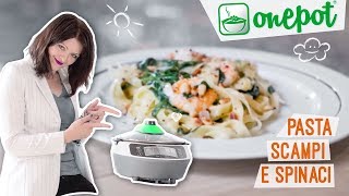 Pasta Scampi a Spinaci  Rezepte für Multikocher Onepot [upl. by Hernardo140]